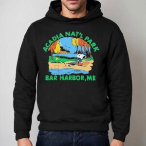 Snoopy The Peanuts X Acadia National Park Bar Harbor Me Hoodie
