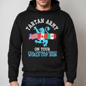 Tartan Army On Tour Usa Canada And Mexico World Cup Hoodie