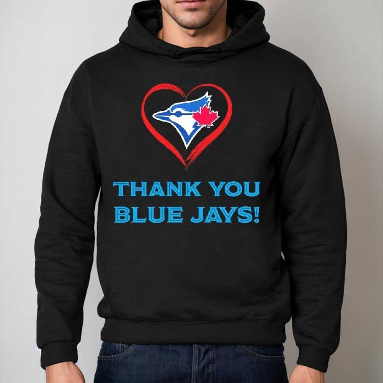 Thank You Blue Jays Canadian Maple Leaf Logo Shirt Thank You Blue Jays Canadian Maple Leaf Logo Shirt