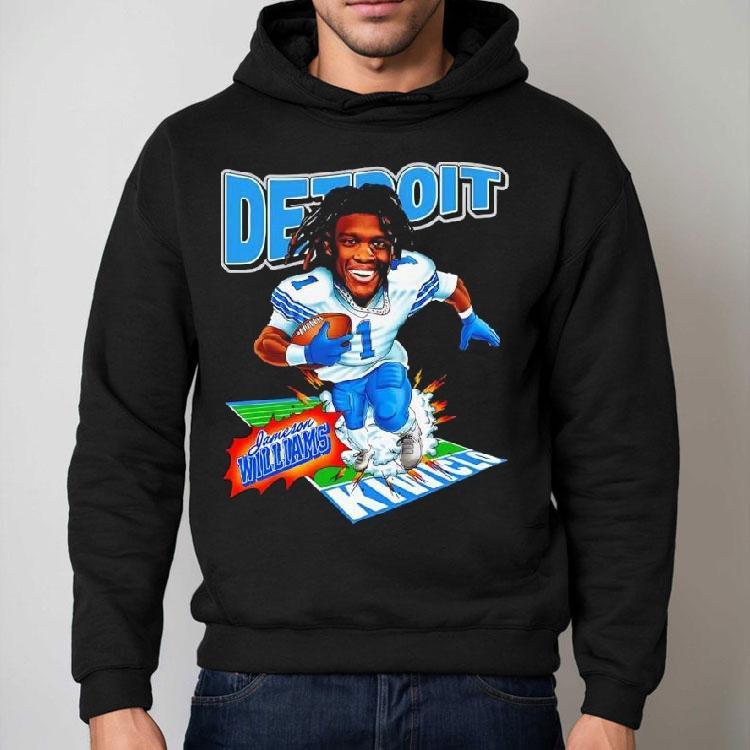 The Jameson Williams Detroit Lions Player Collection Shirt The Jameson Williams Detroit Lions Player Collection Shirt