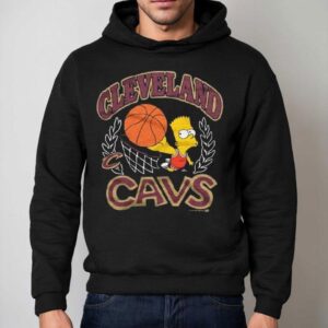 The Simpsons Bart X Cleveland Cavaliers Shirt 2 The Simpsons Bart X Cleveland Cavaliers Hoodie