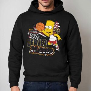 The Simpsons Bart X Denver Nuggets Shirt 2 The Simpsons Bart X Denver Nuggets Hoodie
