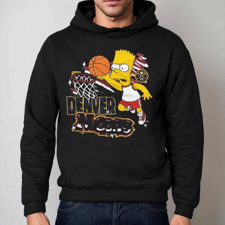 The Simpsons Bart X Denver Nuggets Shirt The Simpsons Bart X Denver Nuggets Shirt
