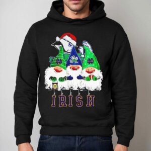 Three Gnomes Christmas Notre Dame Fighting Irish Hoodie