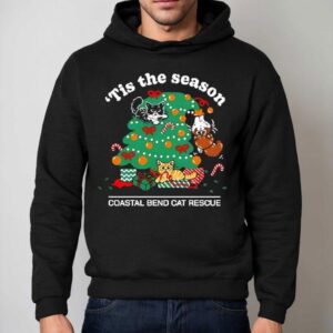 Tis The Season For Cats Coastal Bend Cat Rescue Shirt 2 Tis The Season For Cats Coastal Bend Cat Rescue Hoodie
