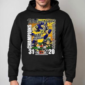 Wolverines Beat Michigan Paul Bunyan Trophy Champions Hoodie