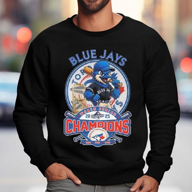 2025 Toronto Blue Jays Baseball World Series Champions Funny Mascot Shirt 2025 Toronto Blue Jays Baseball World Series Champions Funny Mascot Shirt