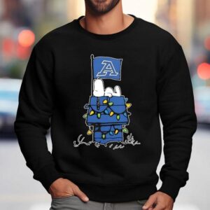 Akron Zips Snoopy House Christmas Sweatshirt
