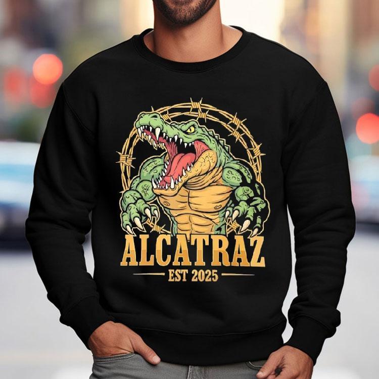 Alligator Alcatraz Muscle Florida Everglades Est 2025 Shirt Alligator Alcatraz Muscle Florida Everglades Est 2025 Shirt
