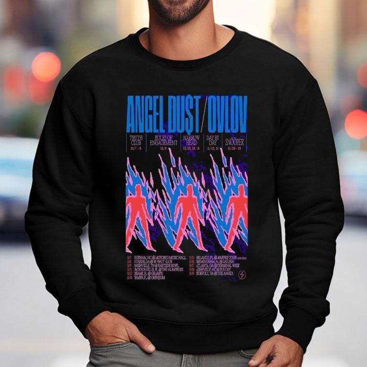 Angel Dust Ovlov November Tour 2025 Shirt Angel Dust Ovlov November Tour 2025 Shirt