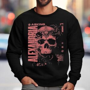 Asking Alexandria Let The Dead Take Me Skull Sweatshirt