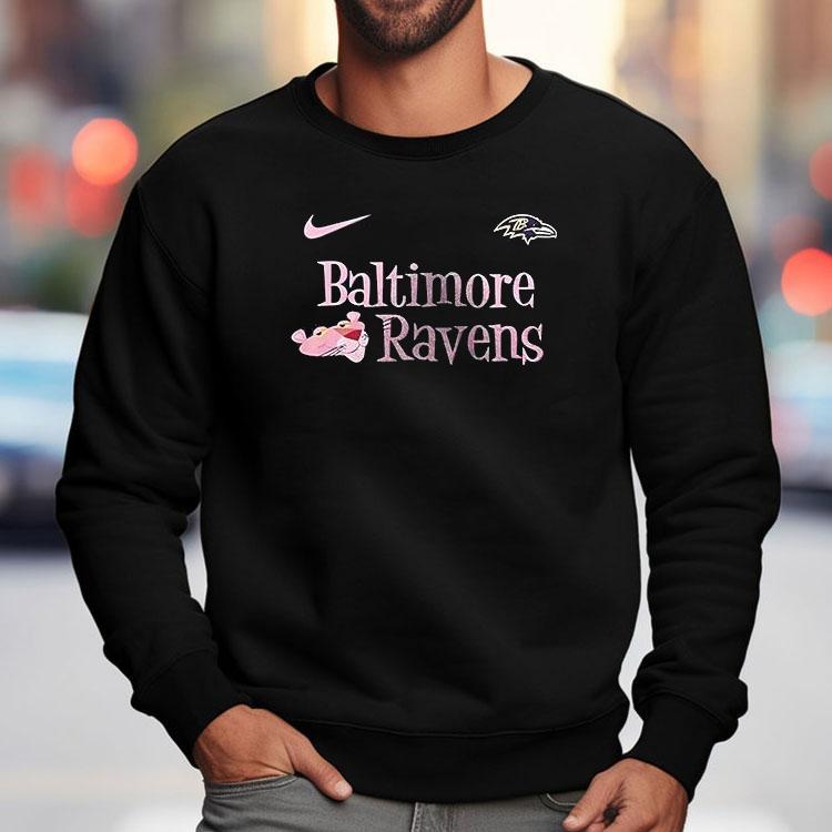 Baltimore Ravens X Pink Panther Cartoon Shirt Baltimore Ravens X Pink Panther Cartoon Shirt