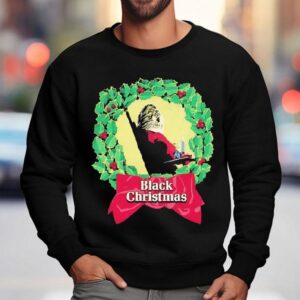 Black Chrismas Holiday Classic Sweatshirt