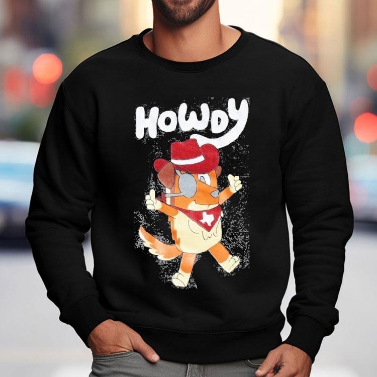 Bluey Howdy Dog Shirt Bluey Howdy Dog Shirt