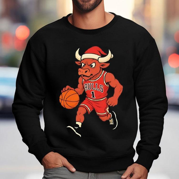 Chicago Bulls Christmas Mascot Shirt Chicago Bulls Christmas Mascot Shirt