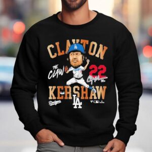 Clayton Kershaw The Claw Los Angeles Dodgers World Series Champions Sweatshirt