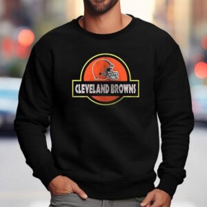 Cleveland Browns X Jurassic Park Life Finds A Way Sweatshirt