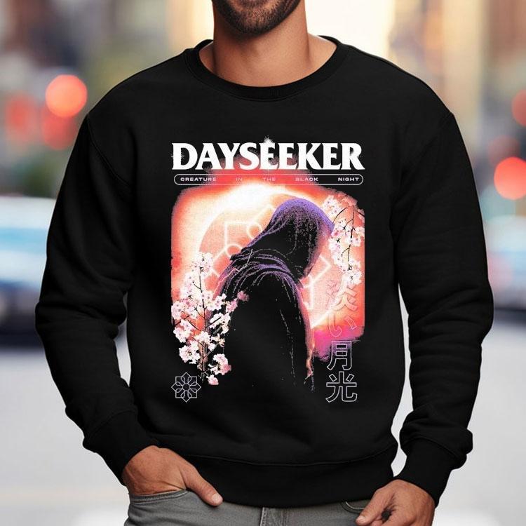 Dayseeker Creature In The Black Night Cemetery Blues Shirt Dayseeker Creature In The Black Night Cemetery Blues Shirt