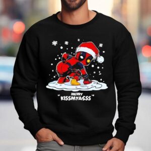 Deadpool Merry Kissmyass Shirt 3 Deadpool Merry Kissmyass Sweatshirt
