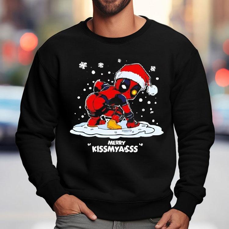 Deadpool Merry Kissmyass Shirt Deadpool Merry Kissmyass Shirt