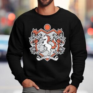 Denver Broncos Medieval Shield Shirt 3 Denver Broncos Medieval Shield Sweatshirt