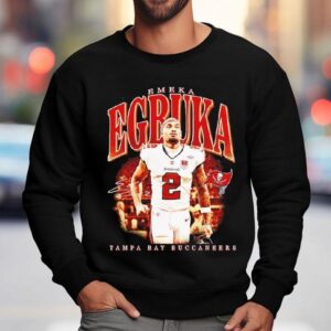 Emeka Egbuka Tampa Bay Buccaneers Black Big Tall Player Hype Shirt 3 Emeka Egbuka Tampa Bay Buccaneers Black Big Tall Player Hype Sweatshirt