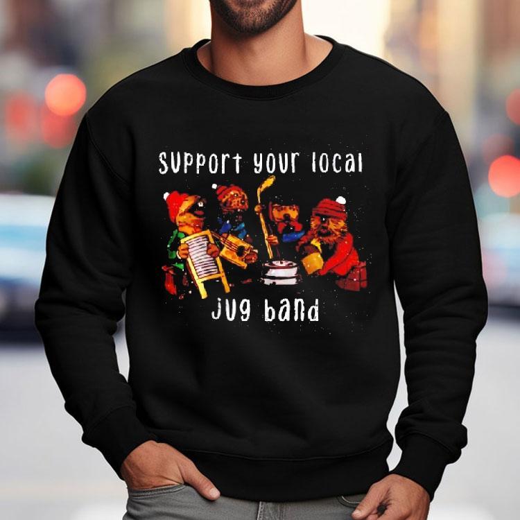 Emmet Otter’s Jugband Retro Christmas Support Your Local Jug Band Shirt Emmet Otter’s Jugband Retro Christmas Support Your Local Jug Band Shirt