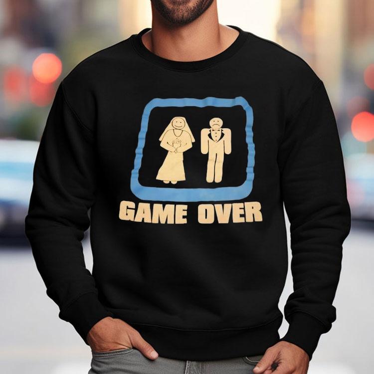 Game Over Wedding Shirt Game Over Wedding Shirt