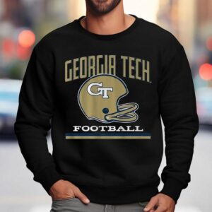 Georgia Tech Football Vintage Helmet Shirt 3 Georgia Tech Football Vintage Helme Sweatshirt