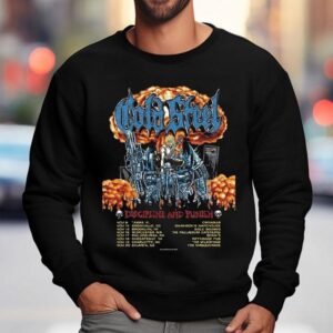 Gold Sl Discipline And Punish Tour 2025 North America November City Shirt 3 Gold Sl Discipline And Punish Tour North America November City Sweatshirt