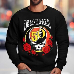 Grateful Dead 50th Anniversary Deli Boards Steal Your Face Skull Logo Shirt 3 Grateful Dead Th Anniversary Deli Boards Steal Your Face Skull Logo Sweatshirt