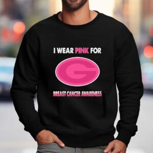 Green Bay Packers I Wear Pink For Breast Cancer Awareness 2023 Shirt 3 Green Bay Packers I Wear Pink For Breast Cancer Awareness Sweatshirt