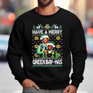 Have A Merry Green Bay Mas Football Christmas Sweatshirt