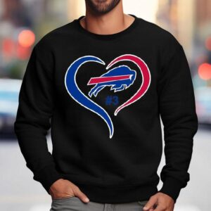 Heart Buffalo Bills #3 Damar Hamlin Shirt 3 Heart Buffalo Bills Damar Hamlin Sweatshirt