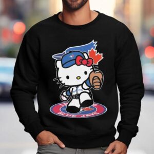 Hello Kitty Player Toronto Blue Jays Baseball Sweatshirt