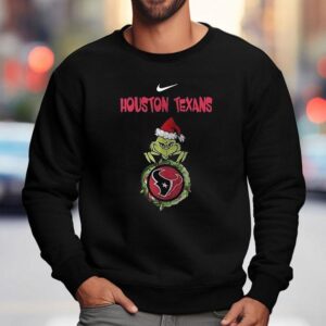 Houston Texans Grinch My Texans Stole My Heart Shirt 3 Houston Texans Grinch My Texans Stole My Hear Sweatshirt