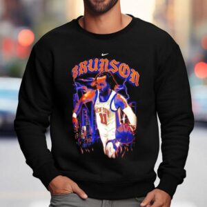 Jalen Brunson New York Knicks City Edition Player Graphic Sweatshirt