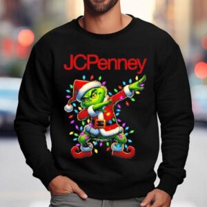 Jcpenney X Grinch Lights Dabbing Christmas Sweatshirt