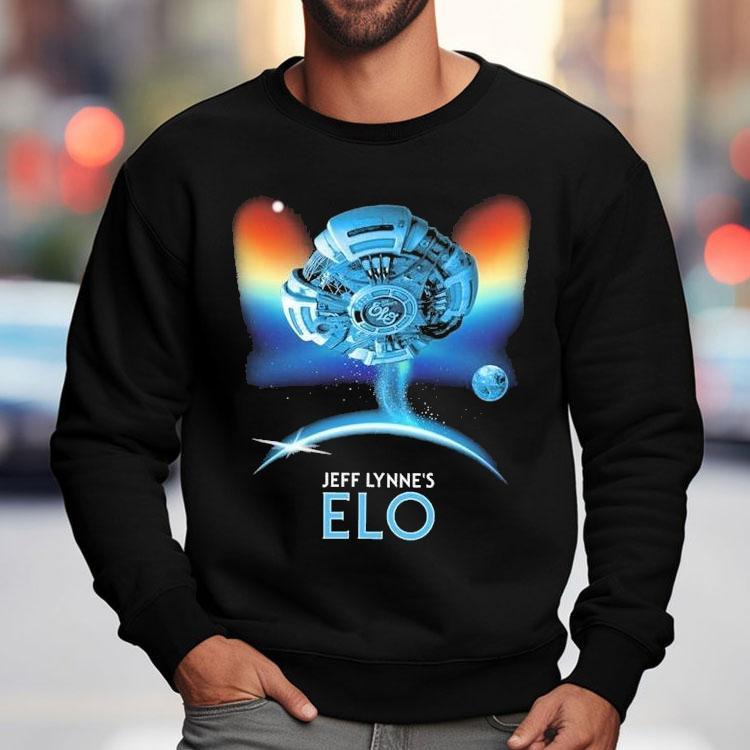 Jeff Lynne’s Elo Flying Astral Spaceship Shirt Jeff Lynne’s Elo Flying Astral Spaceship Shirt
