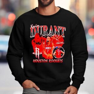 Kevin Durant Houston Rockets Player Signature Collage Sweatshirt
