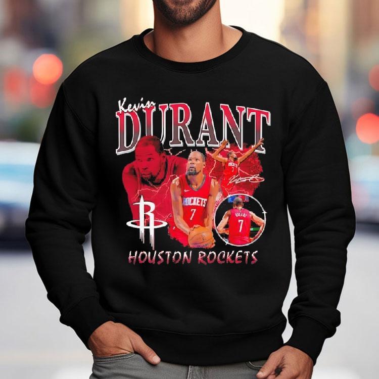 Kevin Durant Houston Rockets Player Basketball Shirt Kevin Durant Houston Rockets Player Basketball Shirt