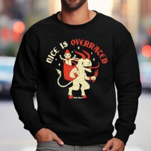 Krampus Nice Is Overrated Sweatshirt
