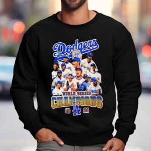 La Dodgers 2024 World Series Champions All Team Graphic Shirt 3 La Dodgers World Series Champions All Team Graphic Sweatshirt