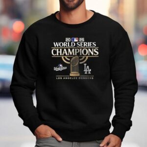 Los Angeles Dodgers World Series Champions Team Signature Sided Sweatshirt