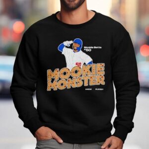 Los Angeles Dodgers Mookie Monster World Series Champions Sweatshirt