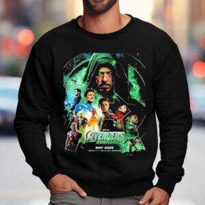 Marvel Studios Avengers Doomsday In Theaters On May 2026 Fanmade Shirt 3 Marvel Studios Avengers Doomsday In Theaters On May Fanmade Sweatshirt