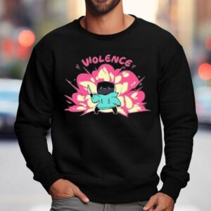 Minbitt Violence Graphic Sweatshirt