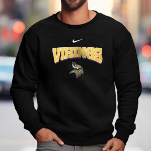 Minnesota Vikings Happy New Year Graphic Sweatshirt