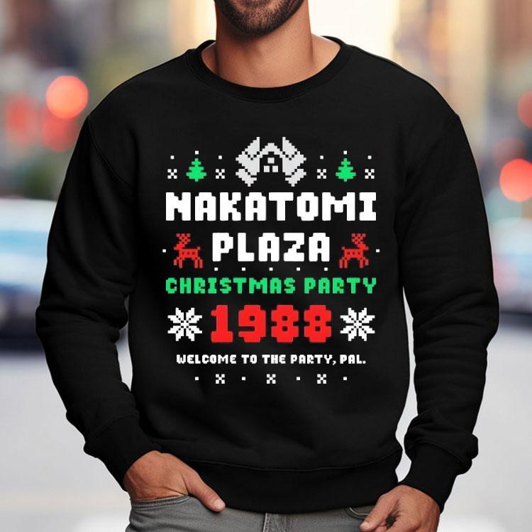 Nakatomi Plaza Christmas Party 1988 Ugly Christmas Shirt Nakatomi Plaza Christmas Party 1988 Ugly Christmas Shirt