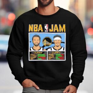 Nba Jam Stephen Curry And Seth Curry Sweatshirt